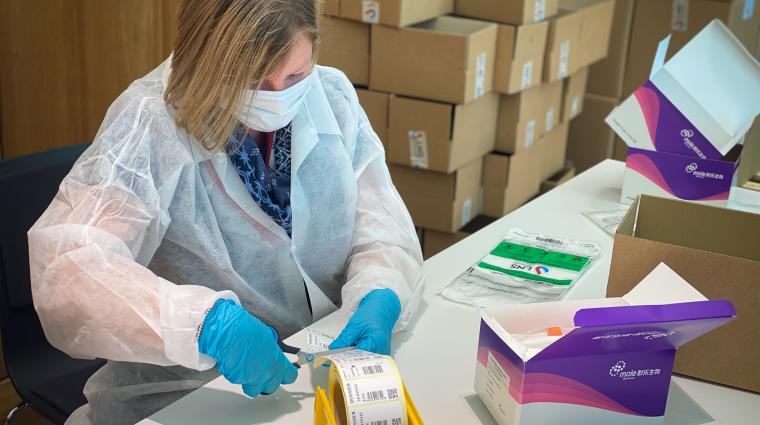 Zusammenstellung Testkits